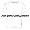 Plain White T-Shirt Marketing 